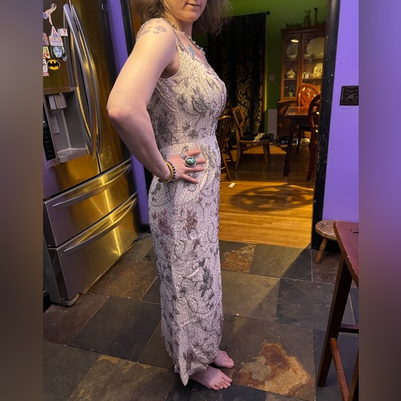 Mignon high End Designer Heavily Beaded Evening Gown Dress - Picture 6 of 9